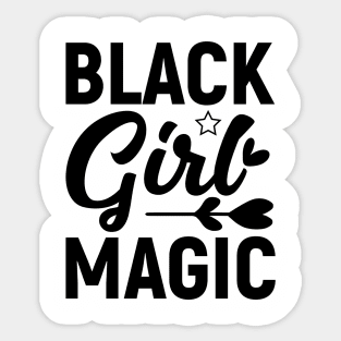 Black Girl Magic, Black History Month Sticker